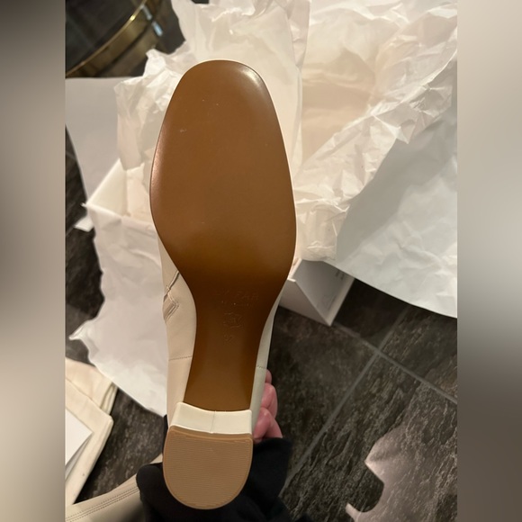BY FAR Sofia White Leather Boots - Picture 8 of 12